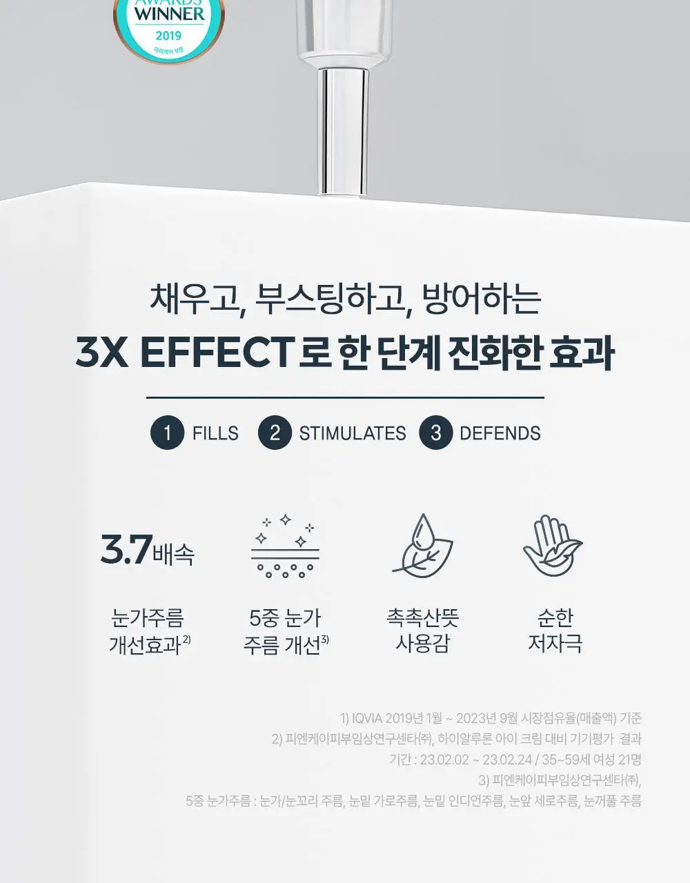 [10년연속1위] 유세린 하이알루론 3X 아이크림 15ml 상세페이지 2
